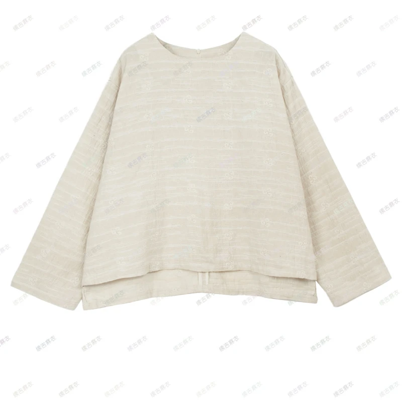 原创设计24-1367【风月入怀】长袖时尚休闲百搭宽松圆领卫衣