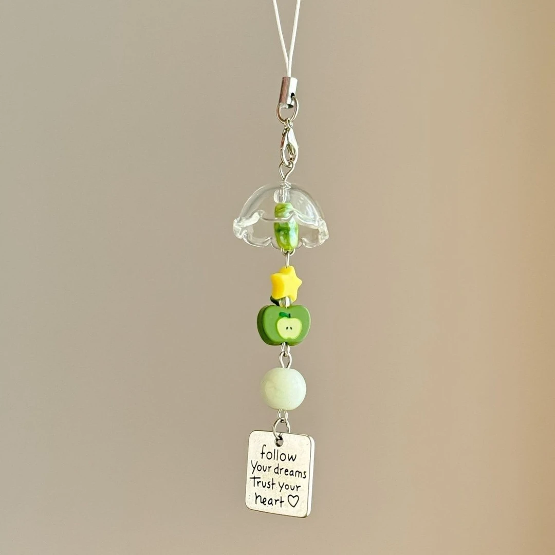 【苹步青云】可爱幸运水果手机挂件少女心包包挂饰闺蜜礼物钥匙扣