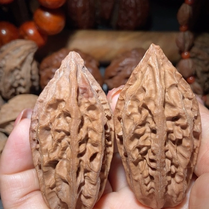 把件文玩核桃东北楸子小雪1