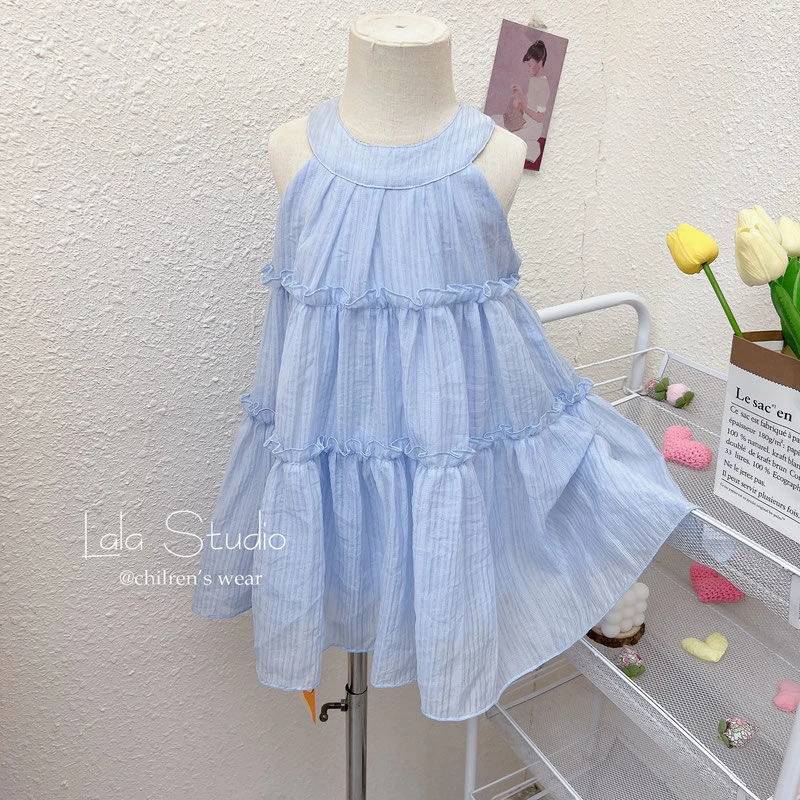 洋气6-12岁蓬蓬裙韩版宝宝连衣裙大童公主裙小童潮婴儿裙儿童裙子