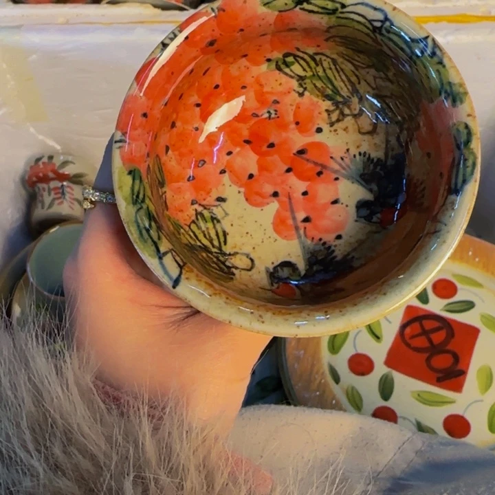 瓷片景德镇陶瓷手工手绘