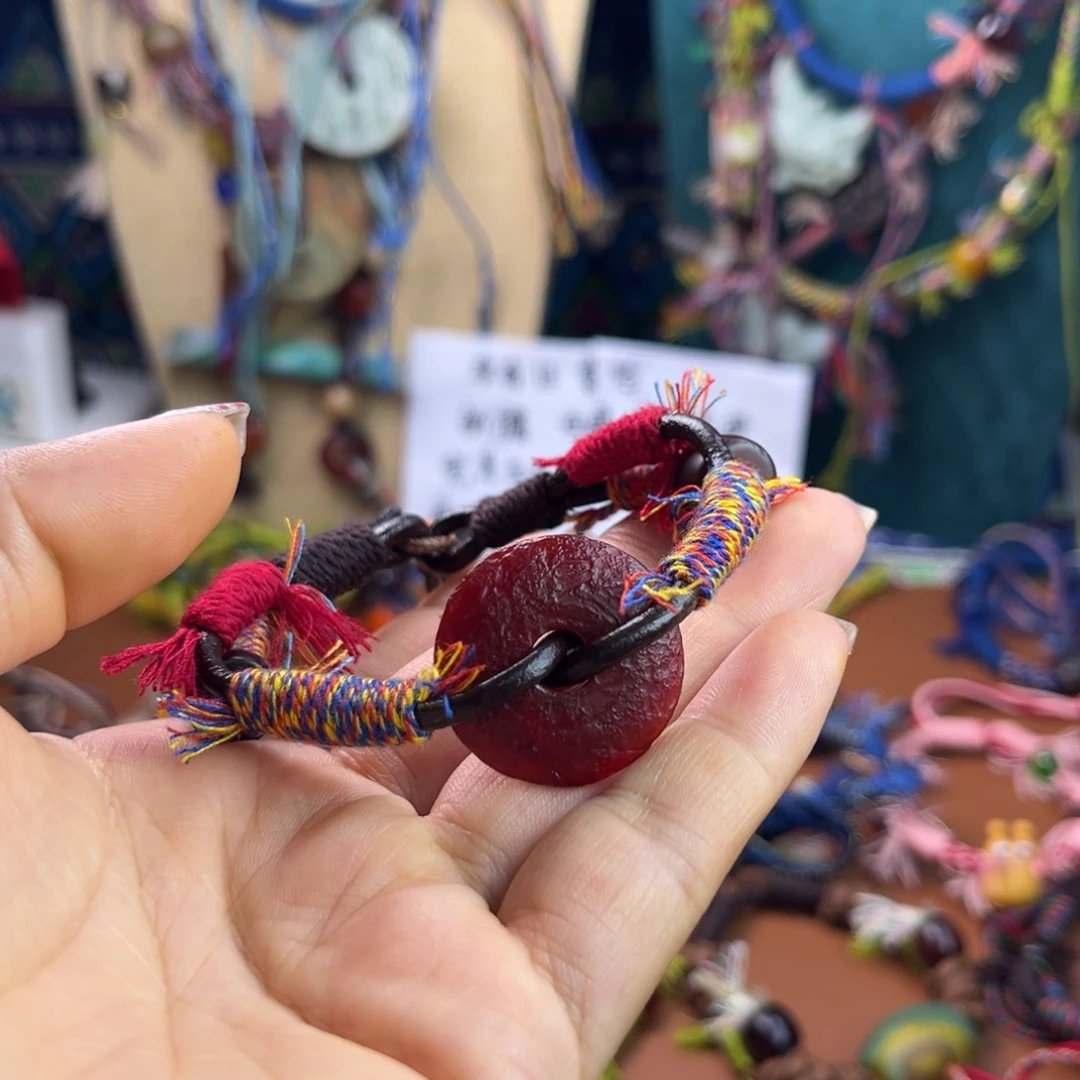 木***木玛瑙/玉髓手链未镶嵌