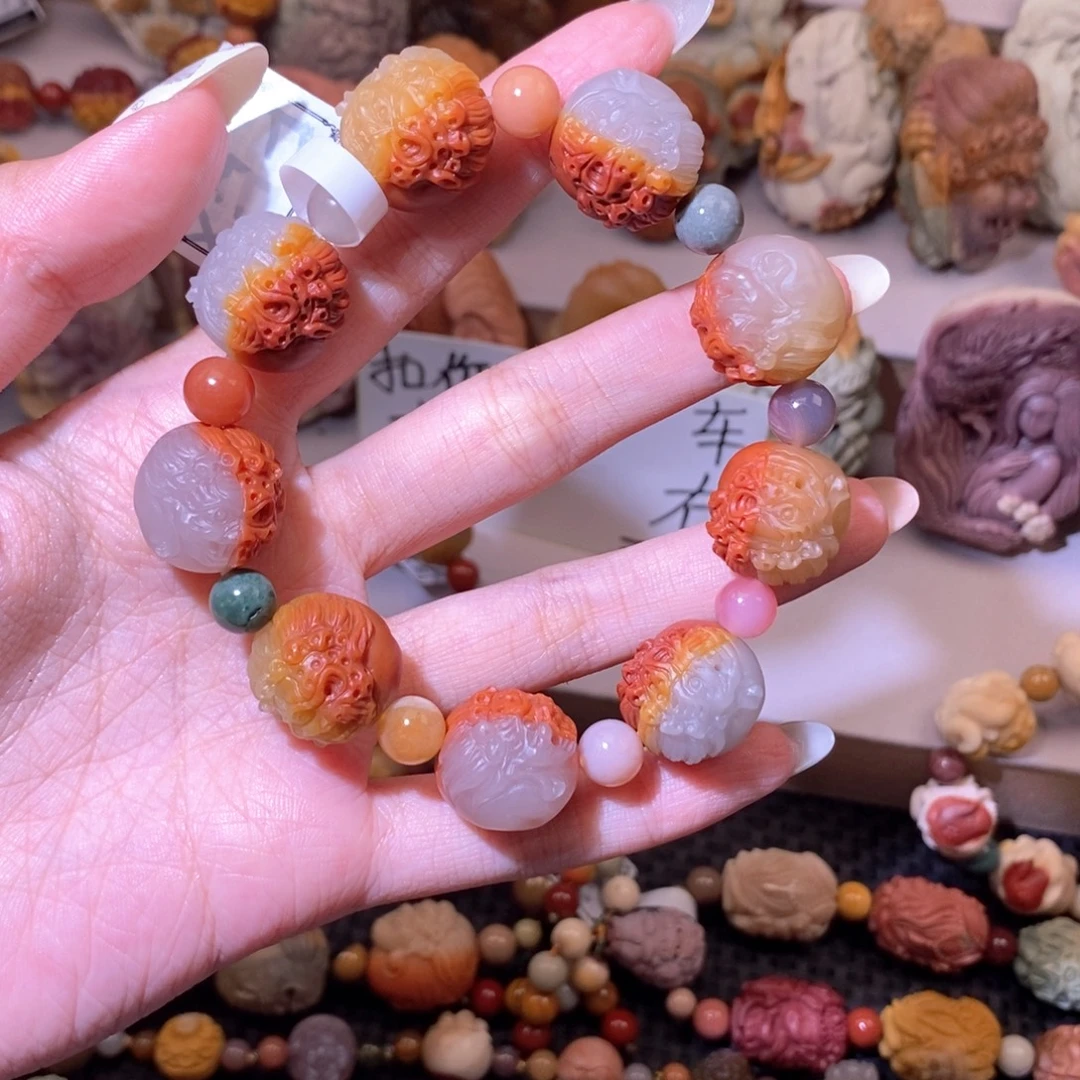 石英质玉（阿拉善玉）未镶嵌手链