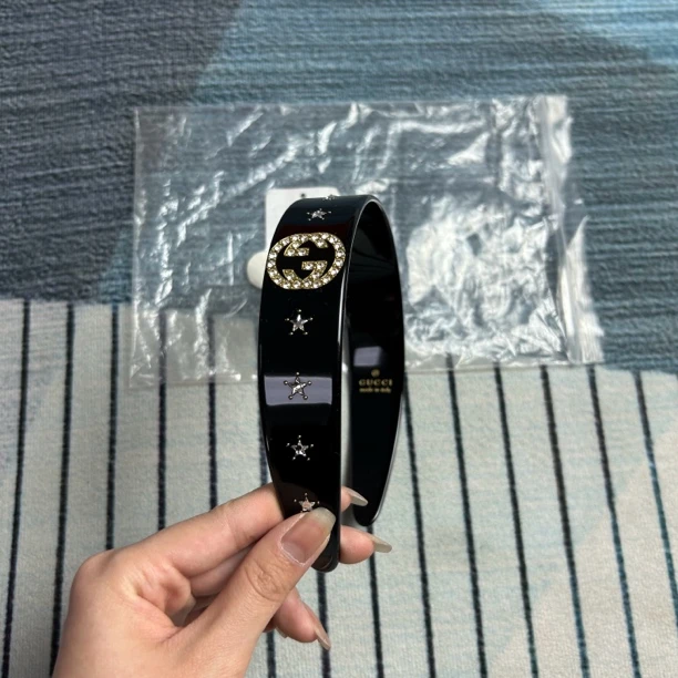 未使用 GUCCI/古驰 古驰黑色双G配饰