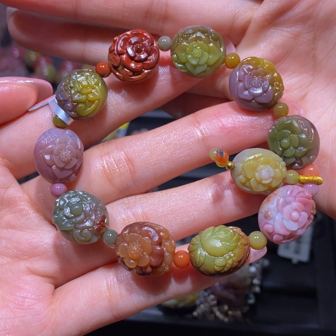 【闪购商品】玛瑙/玉髓手串未镶嵌盐源玛瑙