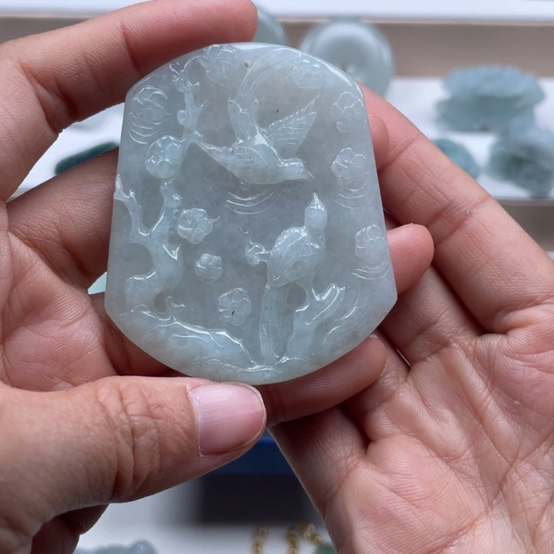 翡翠未镶嵌颈饰天然翡翠