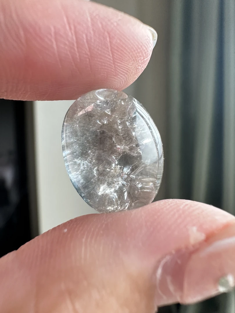 925银手链 沁源QIN·蓝幽灵穿发晶中簇｜DIY原创｜签收24小时鉴赏