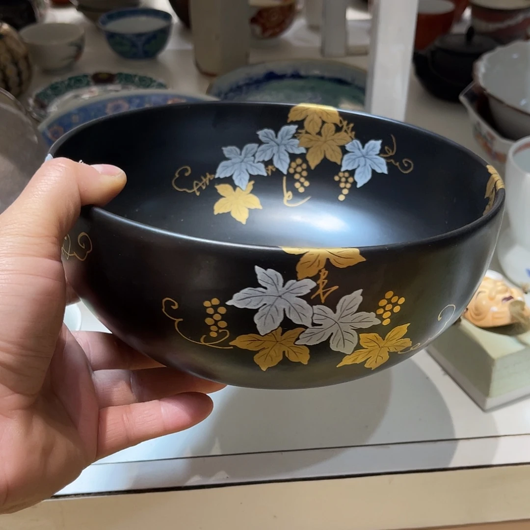 陶瓷默认微瑕 青右卫门大钵 129号