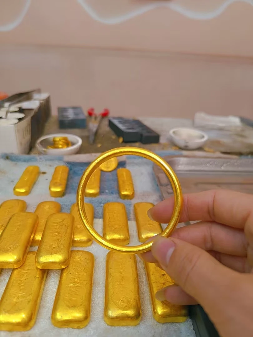 炉内提炼金豆豆改款古法素圈(卡5)链接