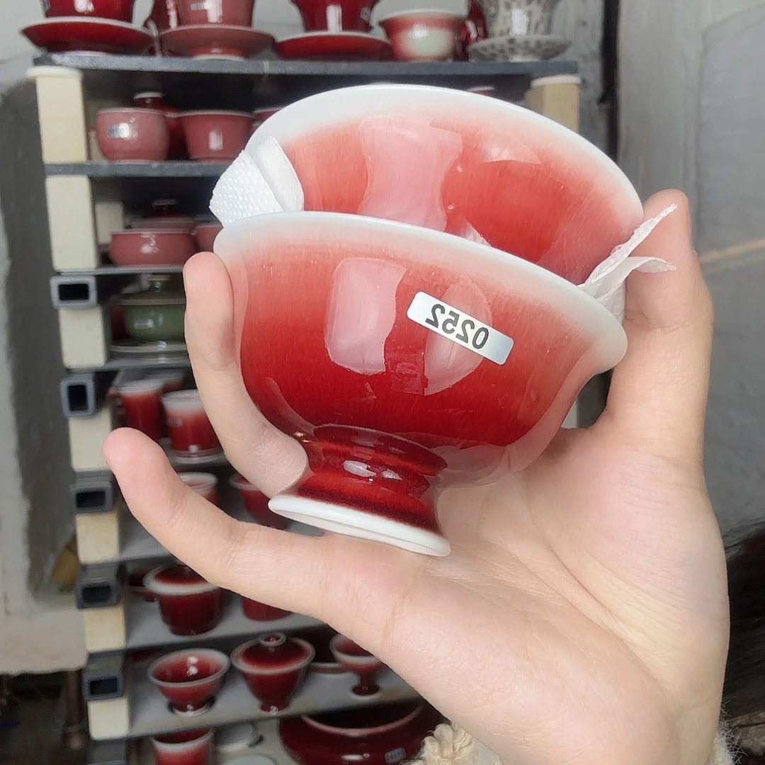 瓷片景德镇郎红陶瓷