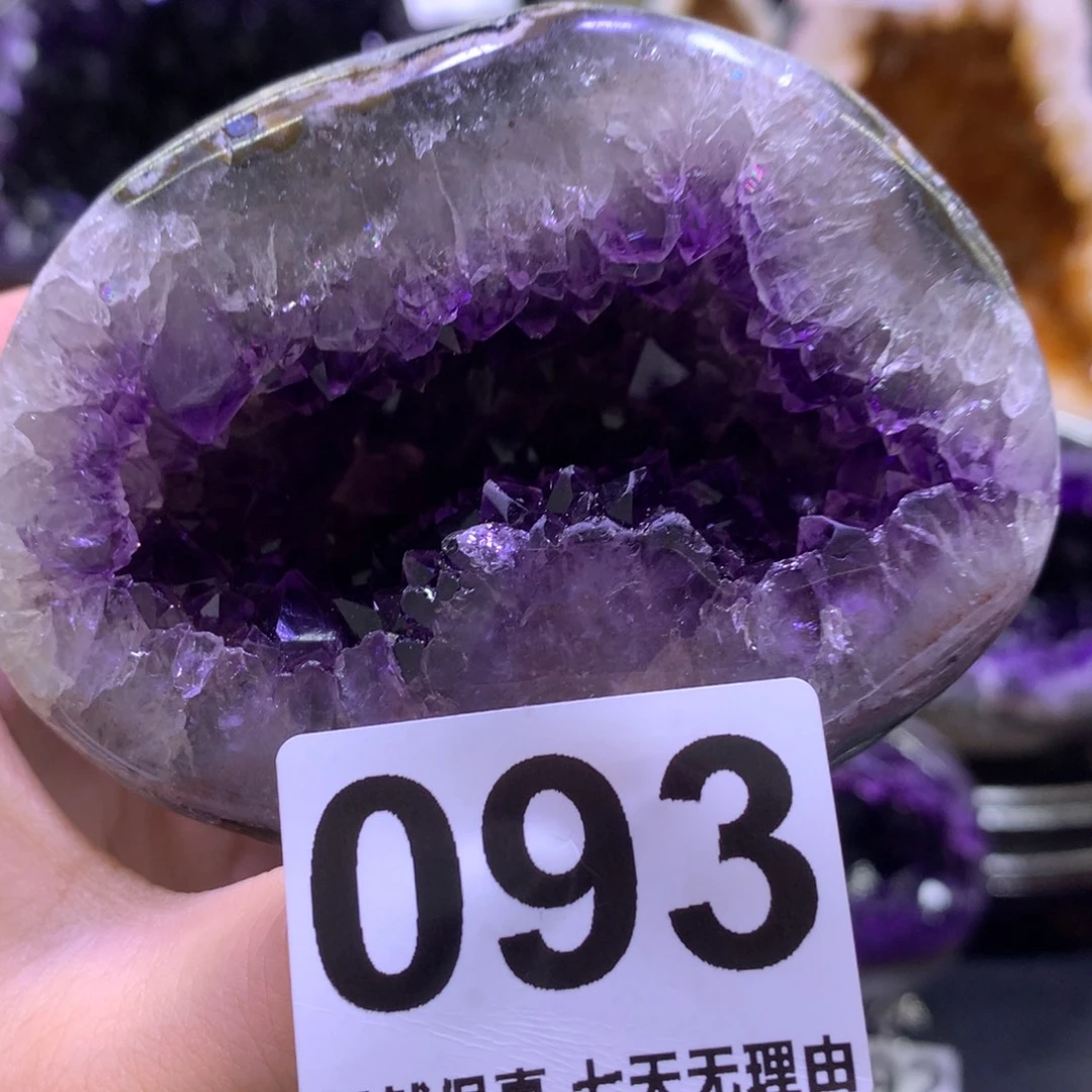 紫晶摆件未镶嵌水晶