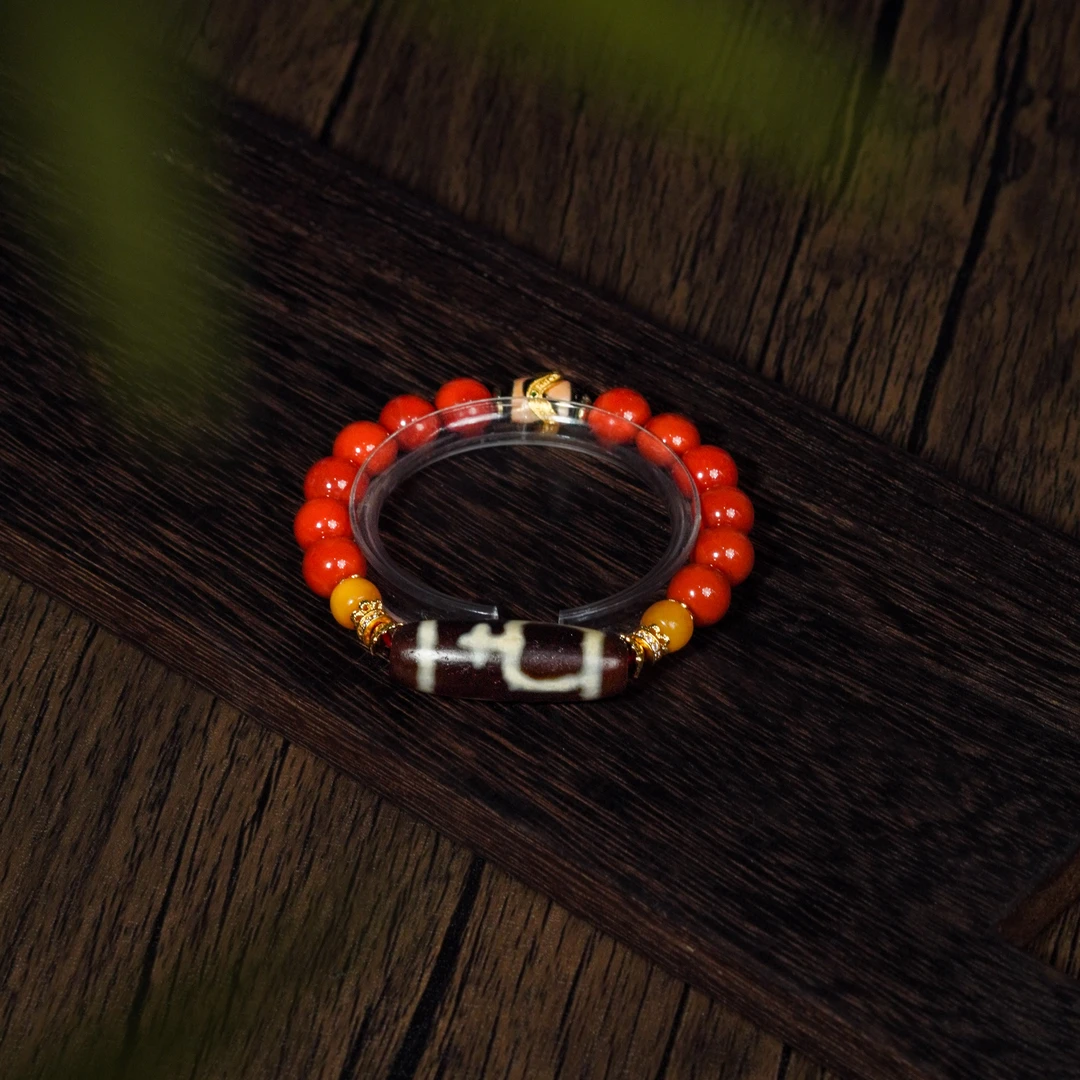 藏宝阁 ▎【圣殿亲开】宝瓶牙牙牛血红手串702397-多样性发一