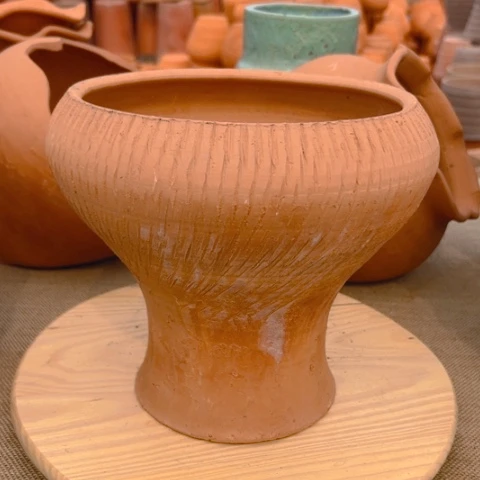 红陶口19高20微瑕