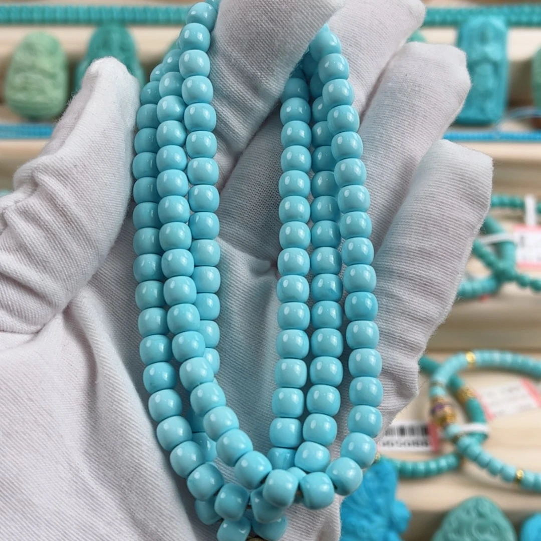 未镶嵌绿松石尺寸6mm