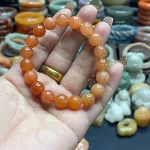 颈饰合金石英质玉