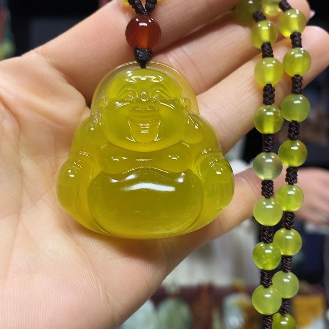 岫玉未镶嵌挂件吊坠