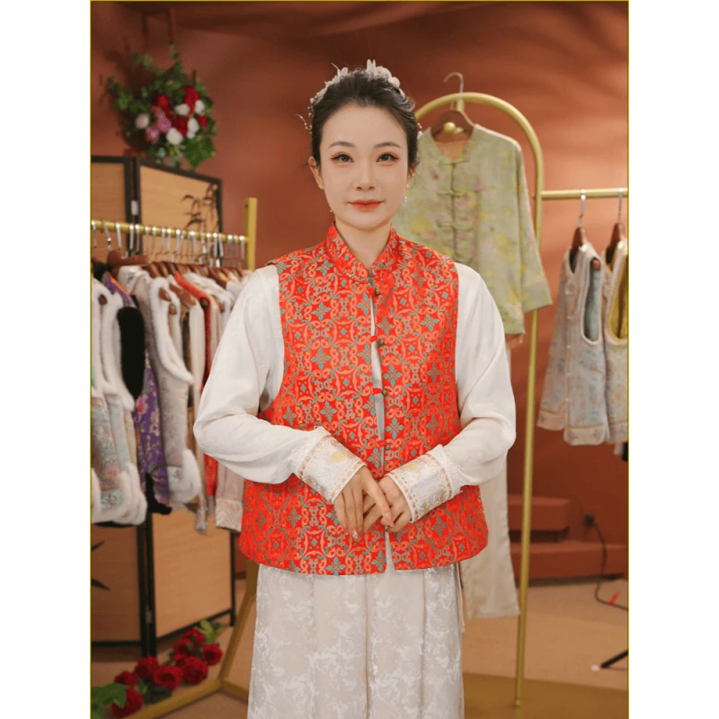 【风声-马甲】新中式国风盘扣马甲