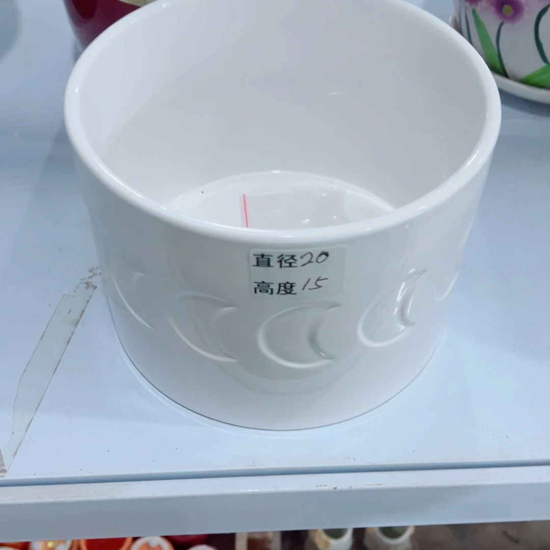 有孔，陶瓷花盆满10米包邮发货