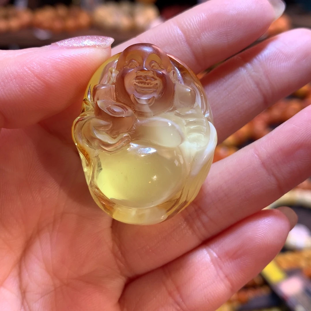 蜜蜡未镶嵌吊坠(不含链)