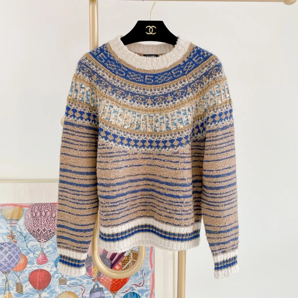 95新 Chanel/香奈儿 埃及秀场针织上衣/11960216