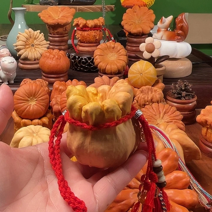 墨西哥葫芦手把双色钱袋