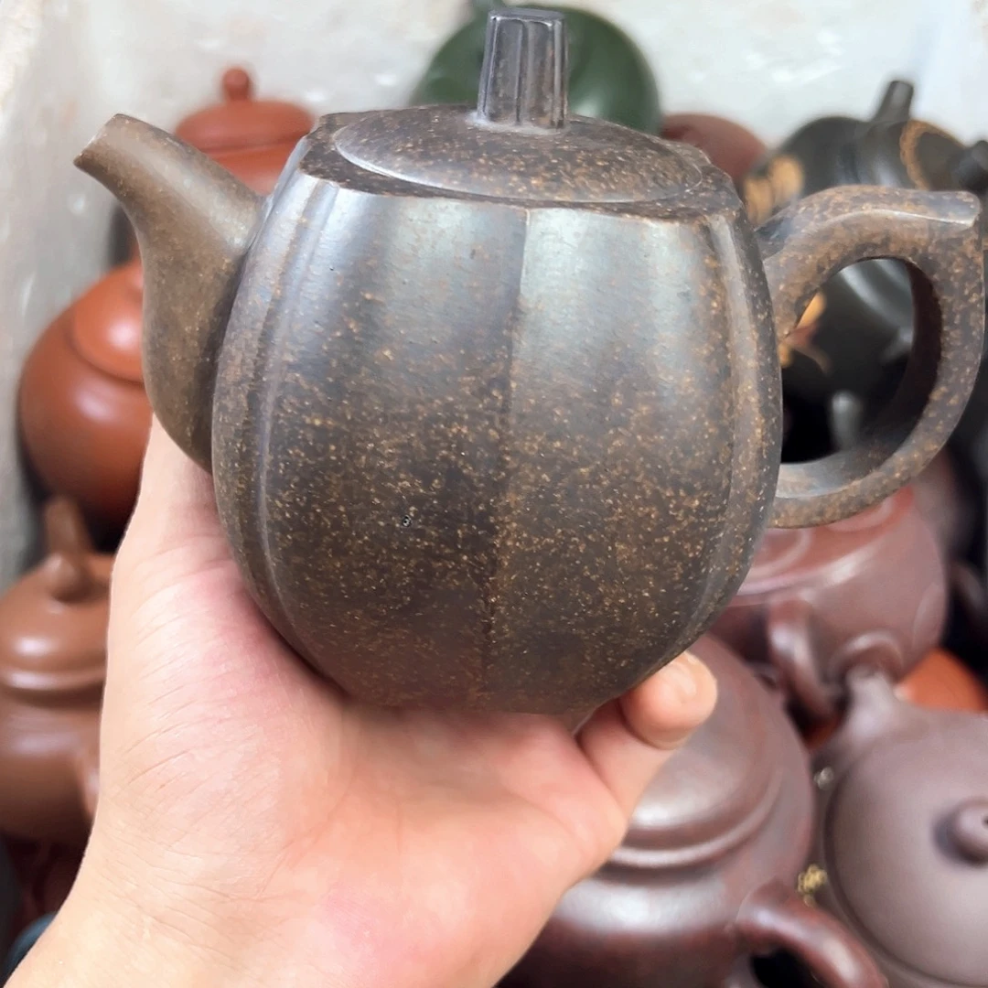 茶壶紫砂宜兴原矿紫砂壶350毫升容量