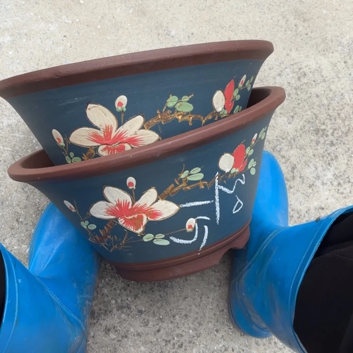 紫砂花盆紫砂的颜色