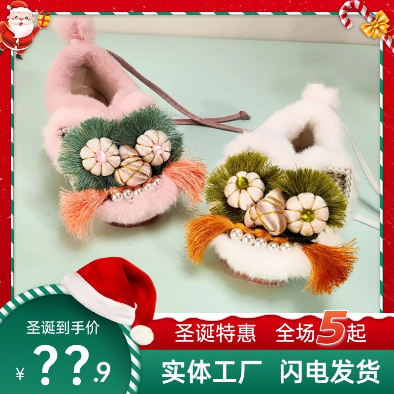 【童鞋棉鞋】新中式虎头儿童棉鞋鞋时尚保暖毛毛鞋秋冬季网红宝宝