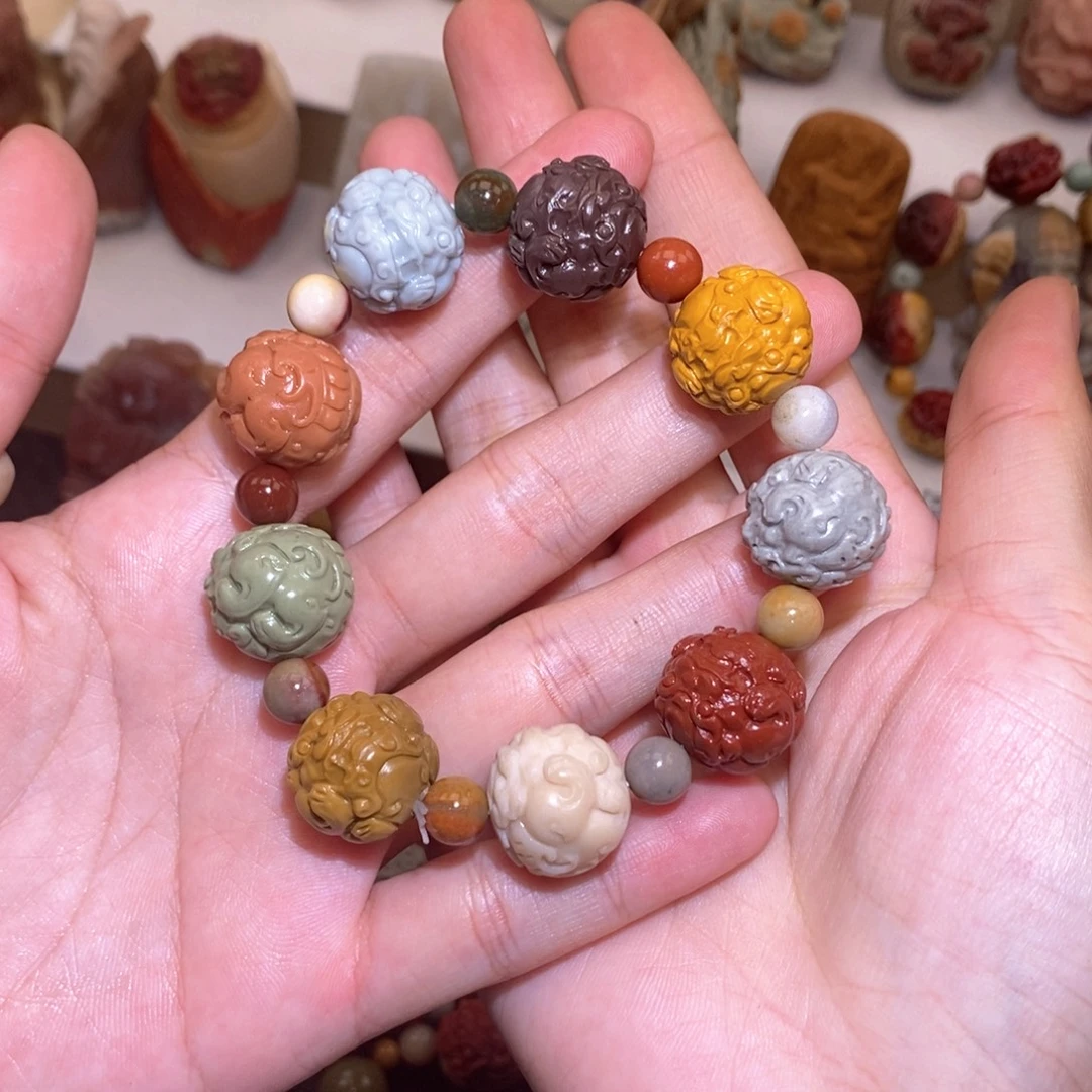 石英质玉（阿拉善玉）未镶嵌手链