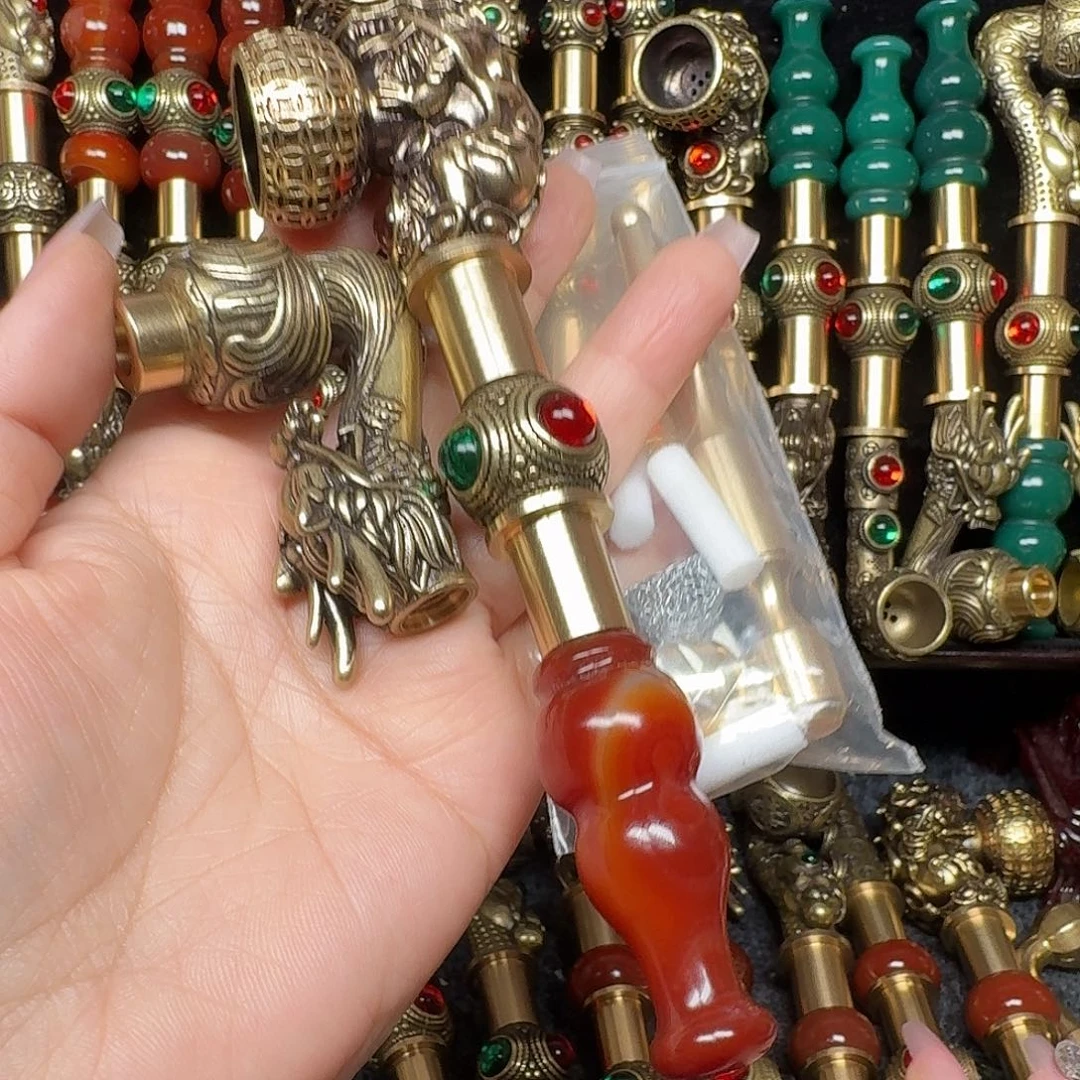 黄铜烟锅加香烟锅