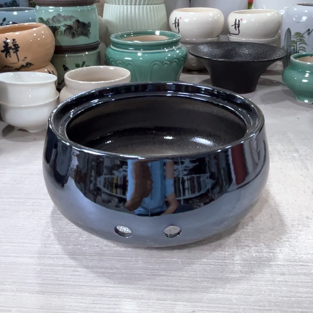 口径   17*8.5陶瓷绿植多肉微瑕花盆