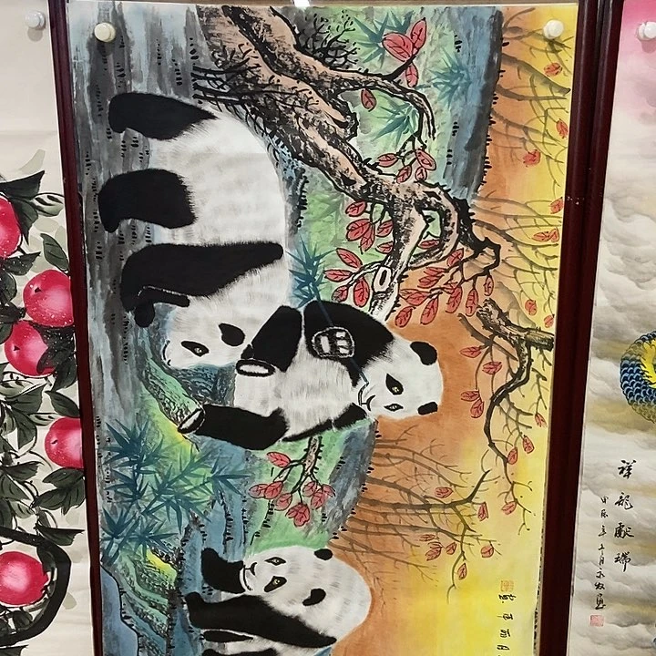 三个张画廊直播间！不带框