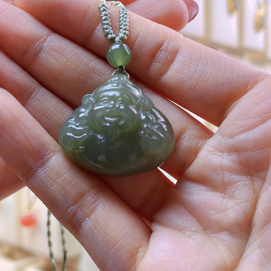 和田玉吊坠(赠链)未镶嵌沐*