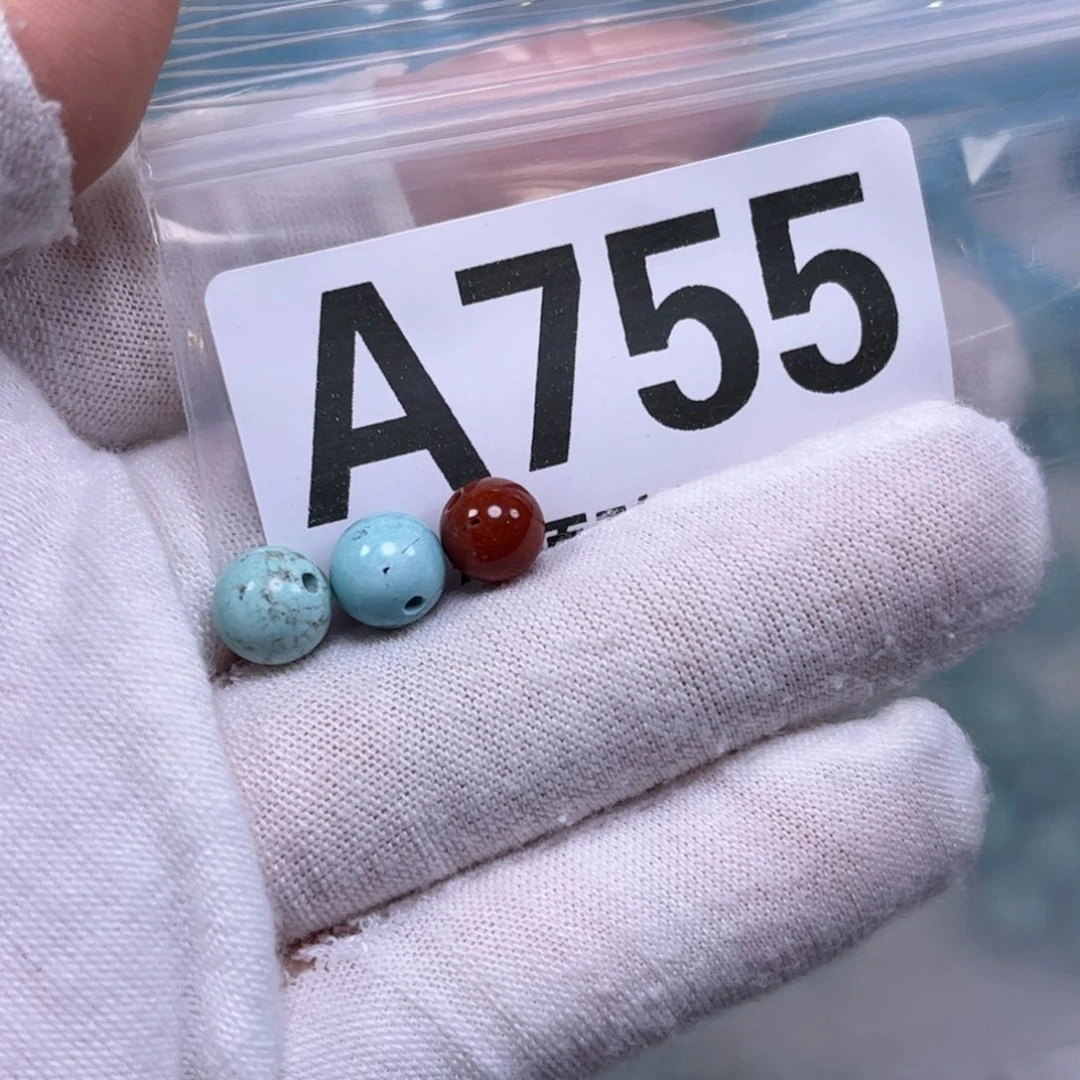 南红玛瑙未镶嵌珠宝奇石7mm