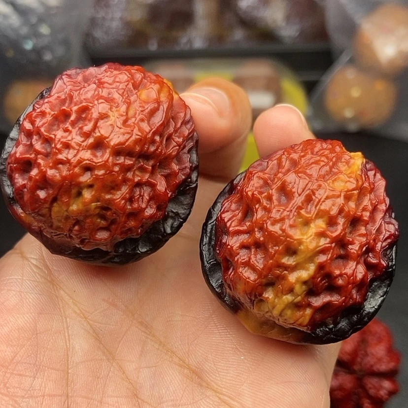 【闪购商品】把件文玩核桃42尺麒麟纹狮子