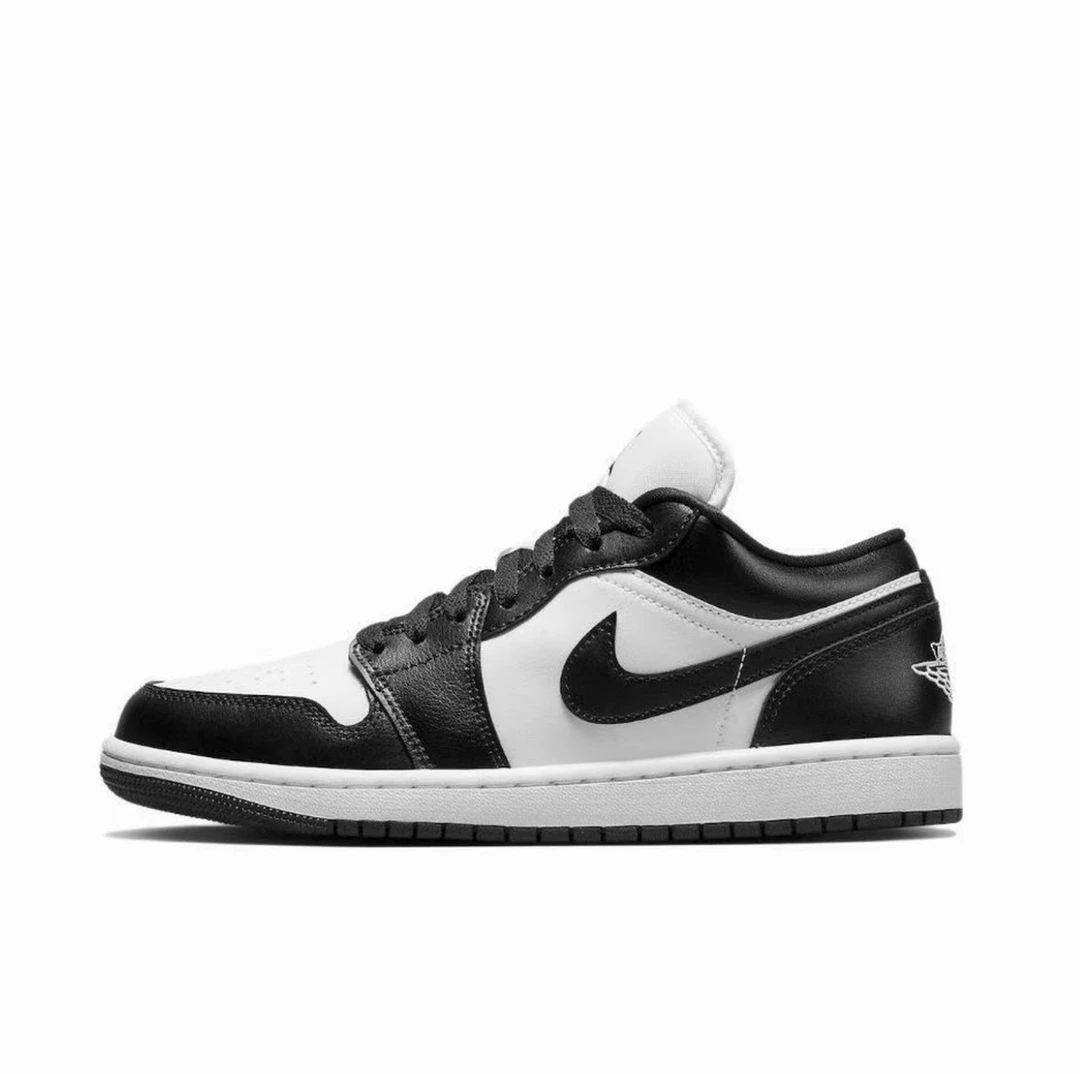 耐克 休闲AirJordan 1Mid AJ1 黑白熊猫男女低帮板鞋官方正品