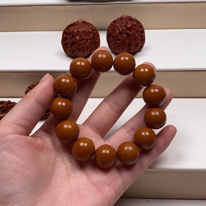 核桃手串/手链博*猴头雕刻