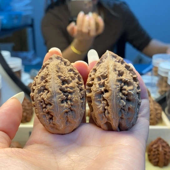 把件桃核金钱豹楸