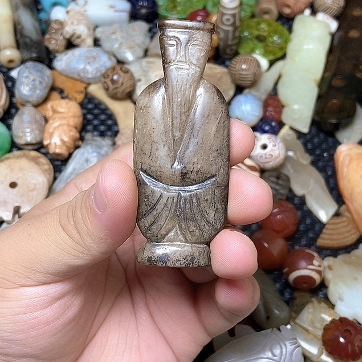 和田玉未镶嵌颈饰141