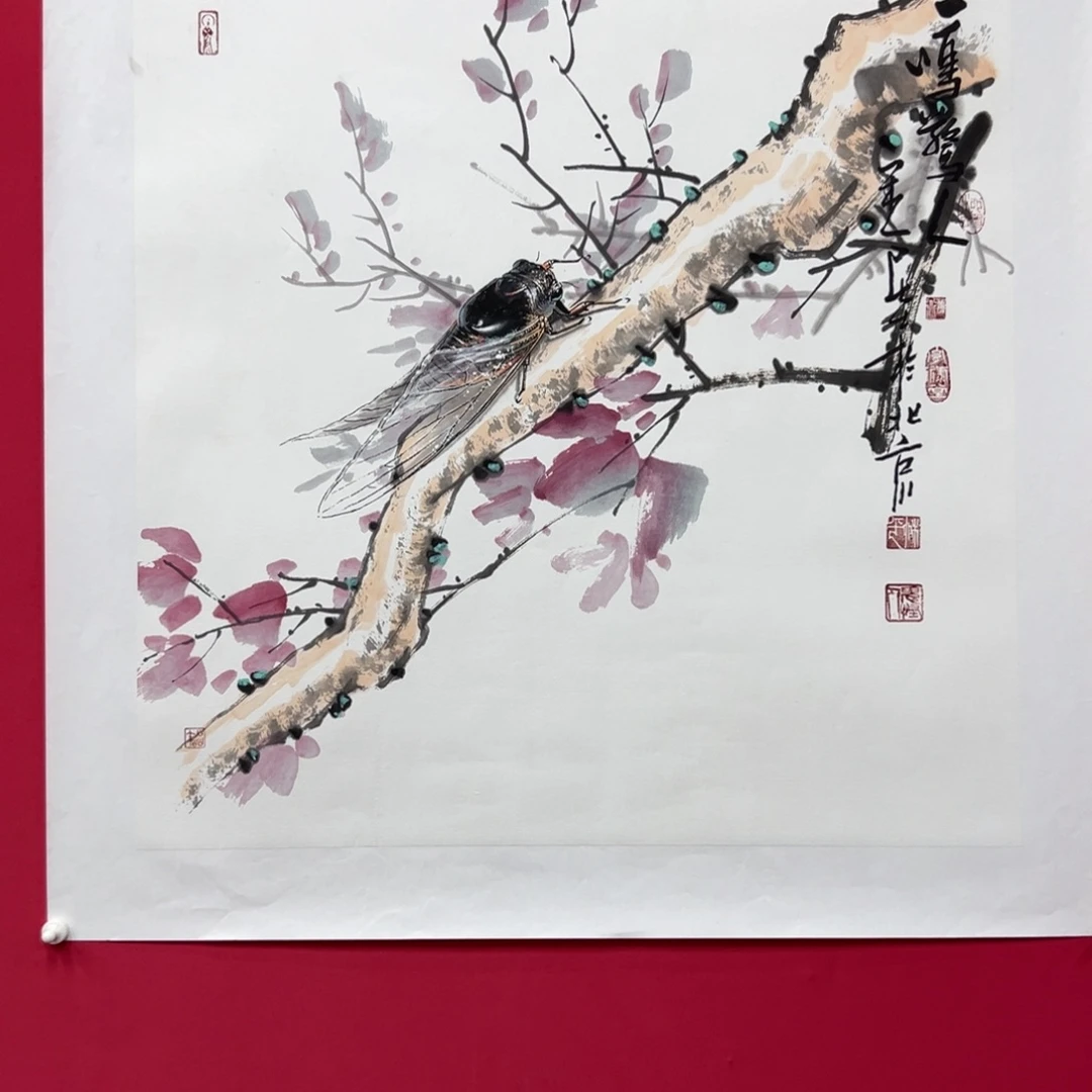 国画柳平4平尺精品精品