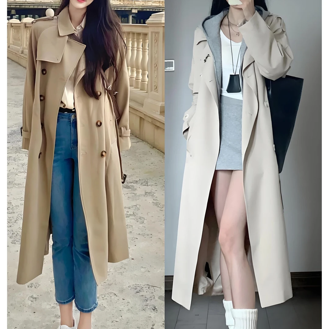 雪晴家 韩版女装风衣