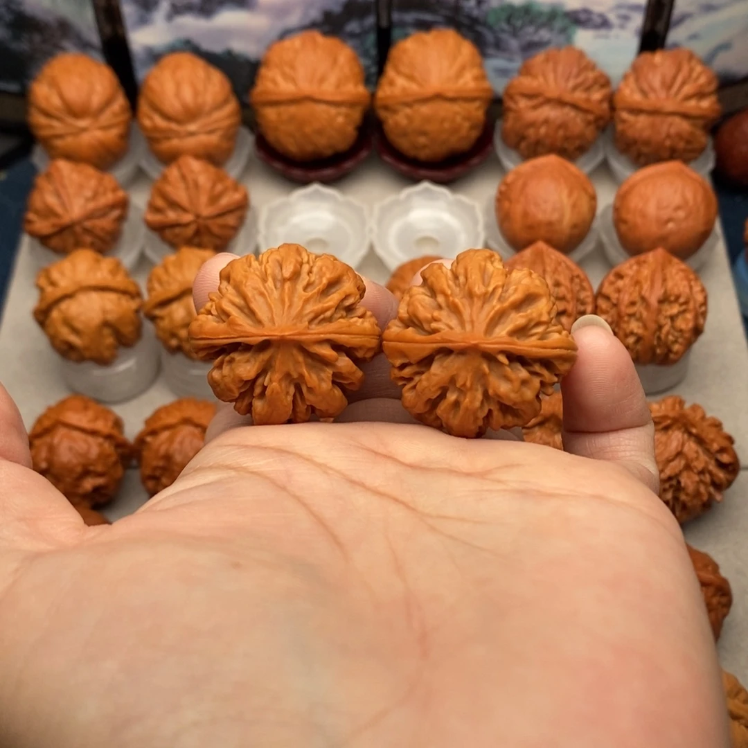 文玩核桃把件龙头