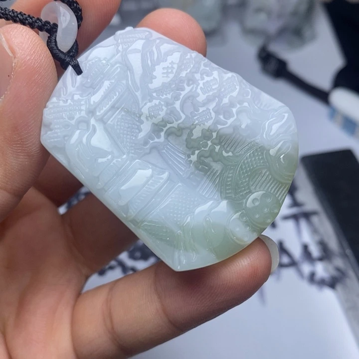 翡翠未镶嵌颈饰翡翠