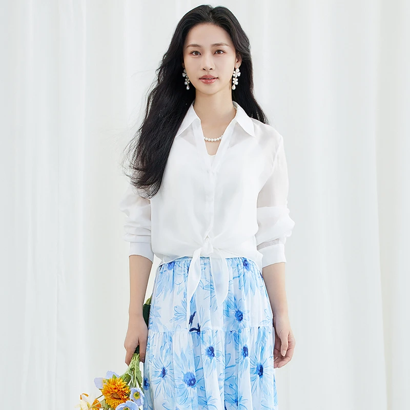 【达人专属】佳人苑衬衫女夏季新款J422015