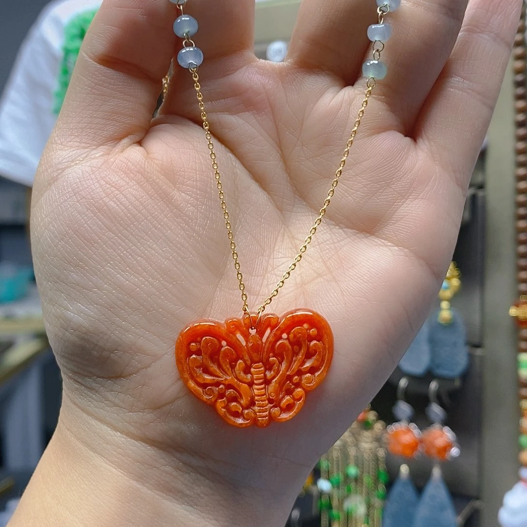 颈饰未镶嵌翡翠翡翠