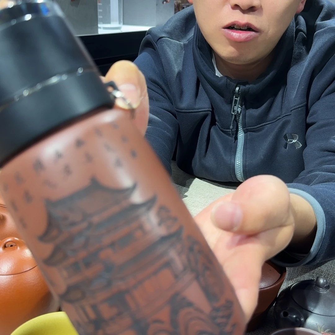 紫砂茶杯紫砂杯保温杯