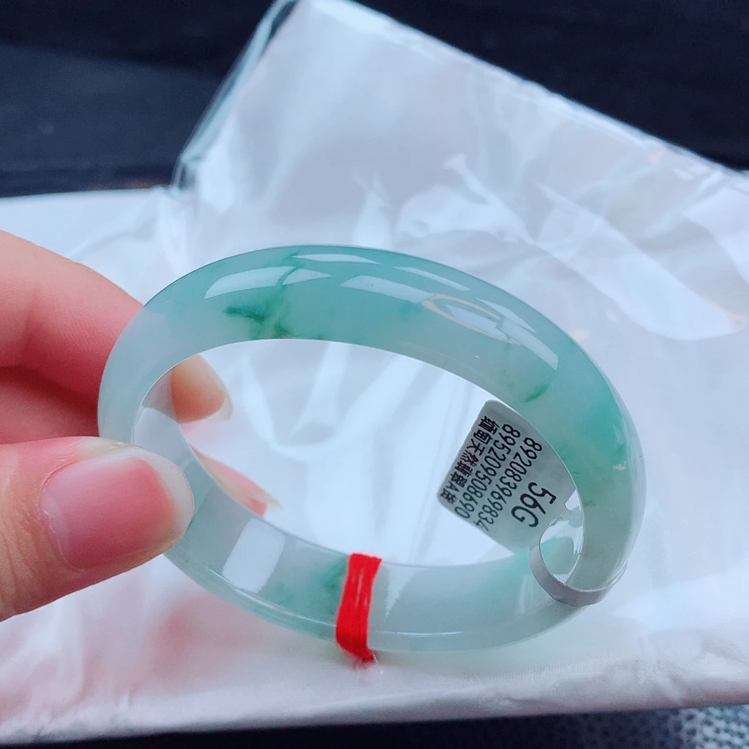 翡翠手镯未镶嵌天然缅甸翡翠A货手镯