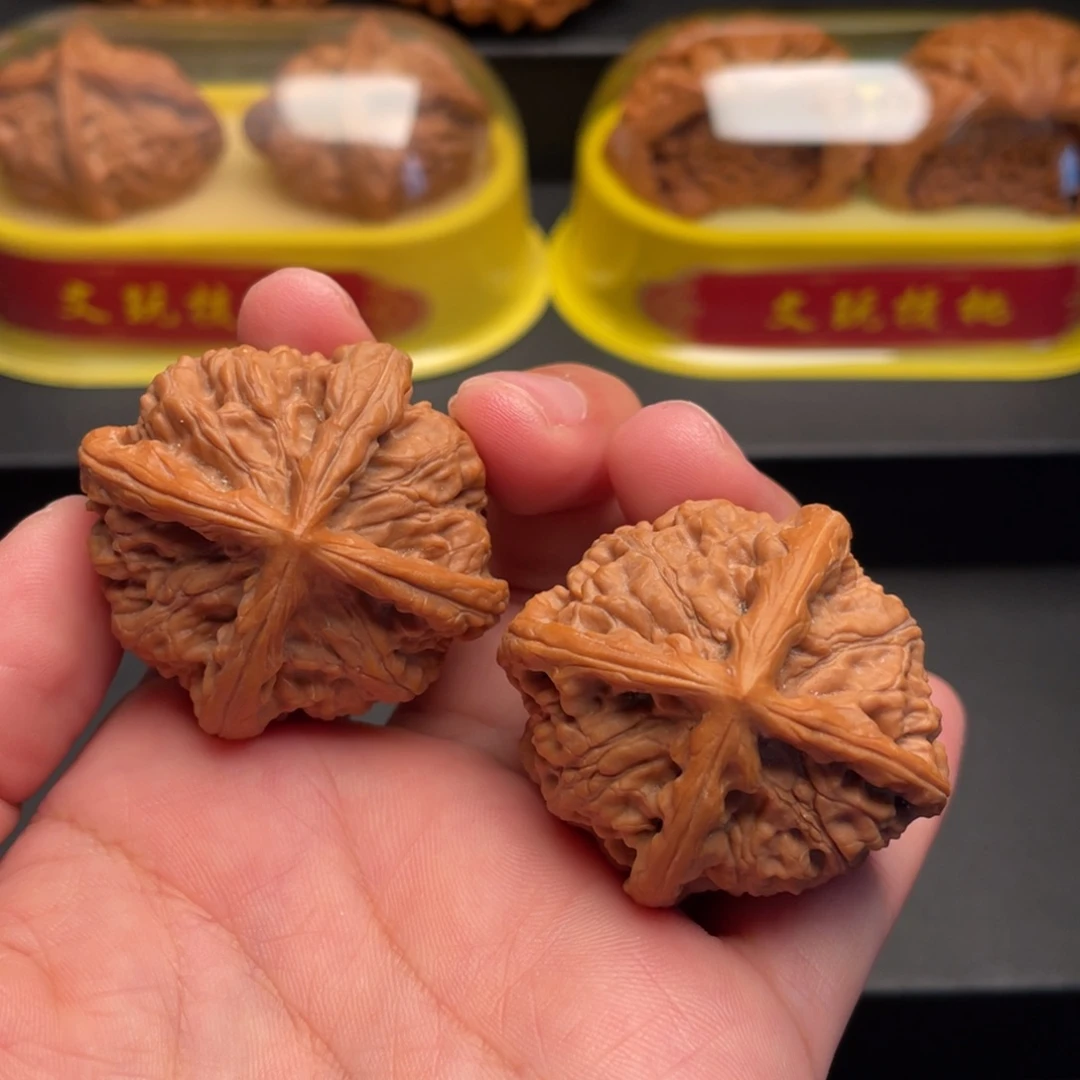 把件文玩核桃41尺四棱