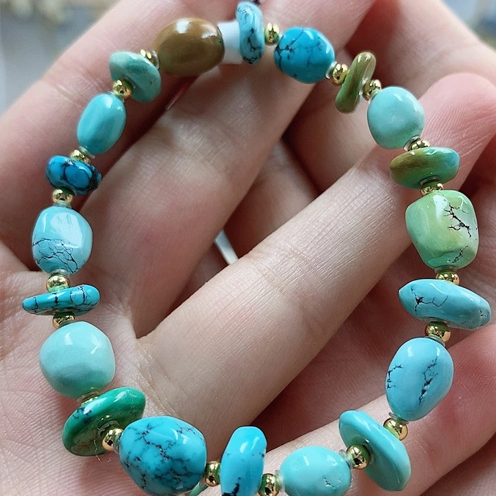 未镶嵌绿松石珠宝奇石