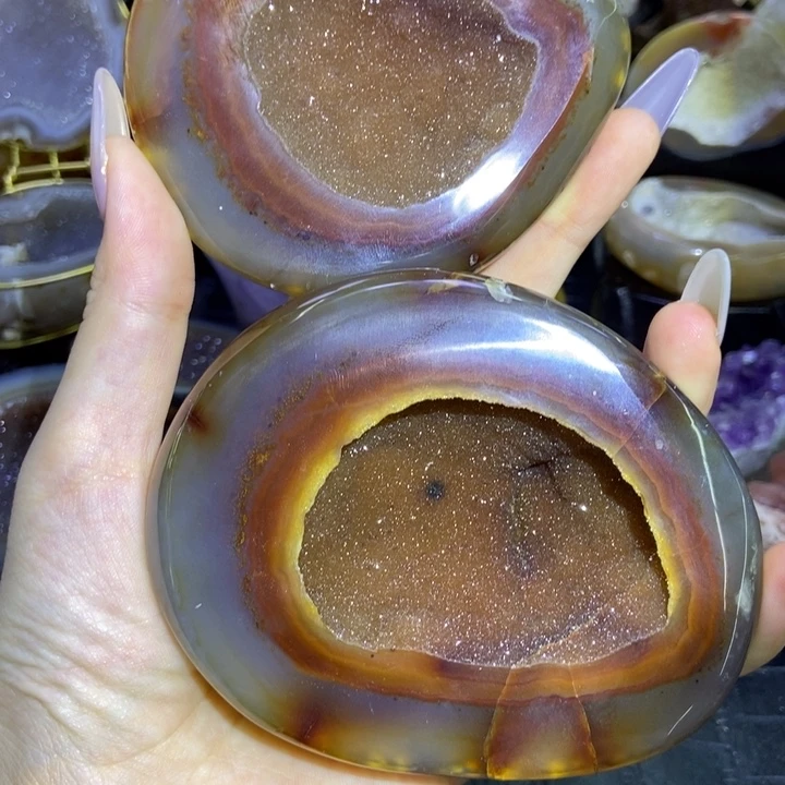 未镶嵌珠宝半成品水晶聚宝盆